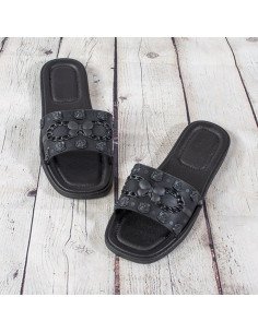 Sandalias de plástico para dama importadas al mayoreo en LHESH