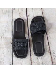 Sandalias de plástico para dama importadas al mayoreo en LHESH 2