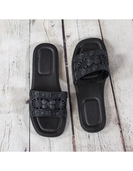 Sandalias de plástico para dama importadas al mayoreo en LHESH