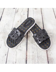 Sandalias de plástico para dama importadas al mayoreo en LHESH 2