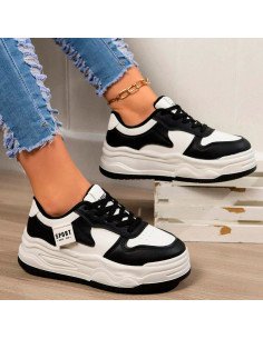 Tenis Plataforma Bicolor | Estilo Urbano y Moderno 2