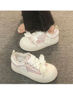 Tenis Plataforma Retro con Tejido Multicolor 2