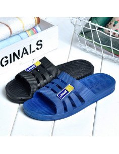 Sandalias Deportivas Antideslizantes en Negro y Azul Importadas al Por Mayor en LHESH 2