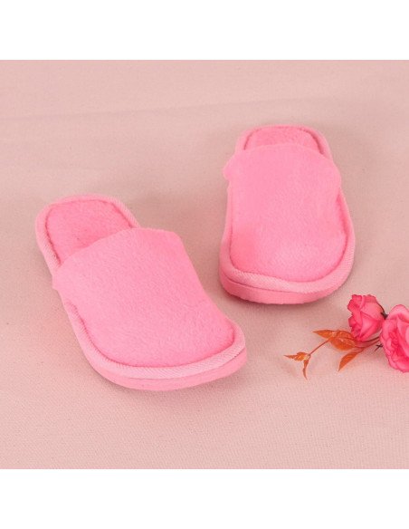Pantuflas de felpa para dama al mayoreo en LHESH
