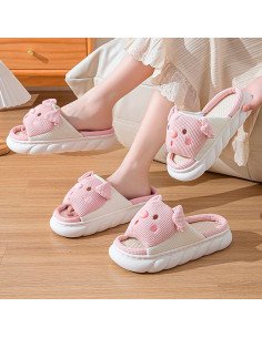Pantuflas de cerdito acolchonadas y divertidas | LHESH 2