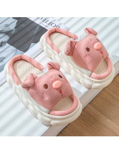 Pantuflas de cerdito acolchonadas y divertidas | LHESH 2