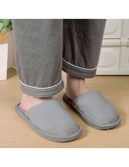 Pantuflas de felpa para hombre al mayoreo en LHESH