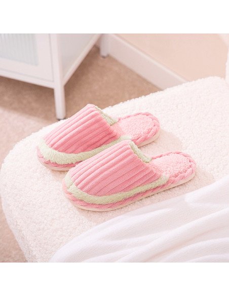 Pantuflas con un adorable bordado, suaves y cómodas | LHESH