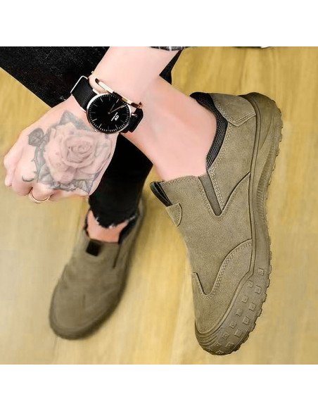 LHESH: Encuentra Zapatos Slip-On de Gamuza al mayoreo ofrece LHESH - ID 45480