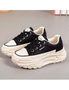 Tenis de inyección dama al mayoreo ofrece LHESH - ID 45406 negro/beige 2