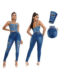 Jeans de Mezclilla para Mujer al Mayoreo en LHESH