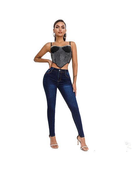 Jeans de Mezclilla Ajustados para mujer Mayoreo en LHESH